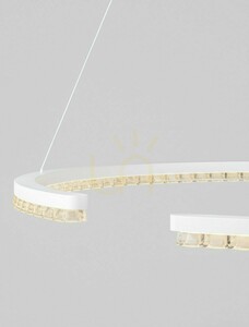 MAHON LED Pendant Light White Ring 85 cm 43 W 3000 K TRIAC Luces Exclusivas LE46097 small 5