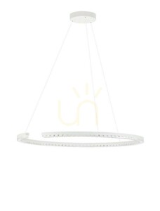 MAHON LED Pendant Light White Ring 85 cm 43 W 3000 K TRIAC Luces Exclusivas LE46097 small 0
