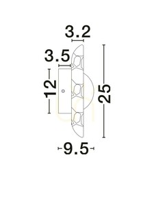 MOTRIL Luces Exclusivas wall lamp LE46121 small 5
