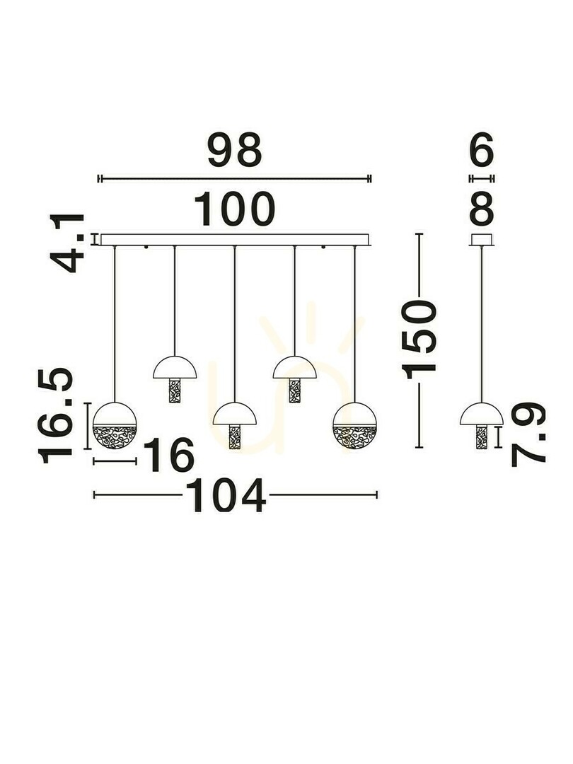 View TARREGA Luces Exclusivas Pendant Lamp LE46174 TARREGA Luces Exclusivas Pendant Lamp LE46174