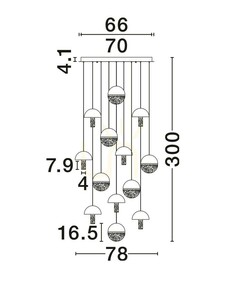 TARREGA Luces Exclusivas Pendant Lamp LE46189 small 3