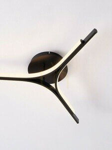 Luces Exclusivas UJUE LE46226 LED ceiling light, black, 70 cm, 29 W, 3000 K small 4