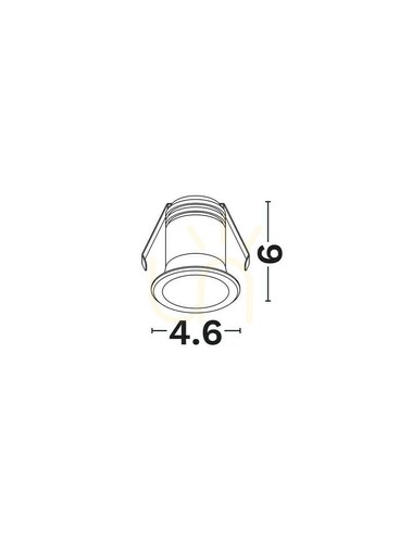 Check Recessed LED Light Luces Exclusivas BENIFA White 3 W LE62045