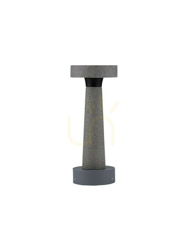 Check Luces Exclusivas BERANGA LE62055 garden bollard light, grey, 30 cm, LED 5 W 3000 K