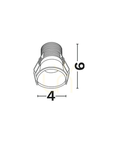 Check CAMARI Luces Exclusivas Ceiling Lens LE62134