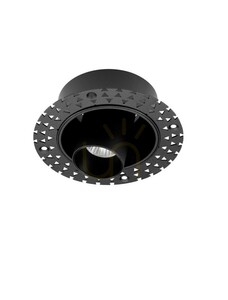 Luces Exclusivas CARBAL LE62207 Black Trimless LED Recessed Spotlight 10 W 2700 K small 0