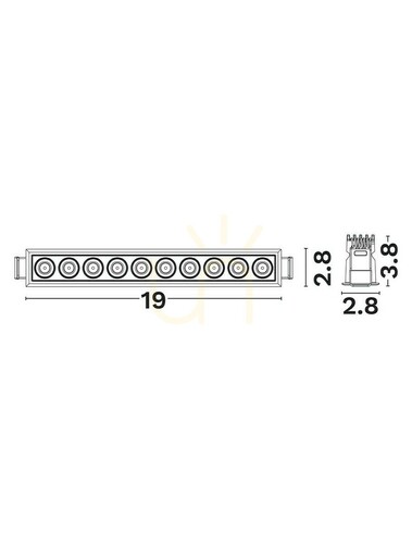 Check CARBAY Luces Exclusivas Ceiling Lens LE62214
