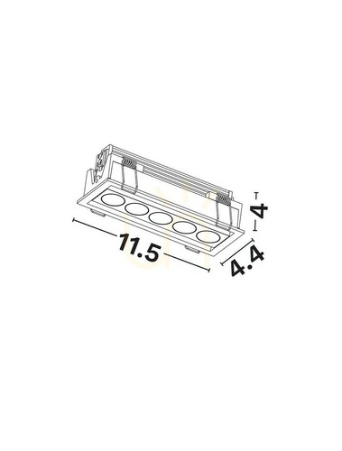 Check CARCAIX Luces Exclusivas Ceiling Mesh LE62231