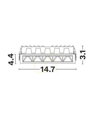 Check CARMON Luces Exclusivas Ceiling Mesh LE62238