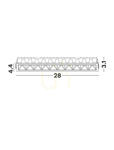 Check CARMON Luces Exclusivas Ceiling Mesh LE62240