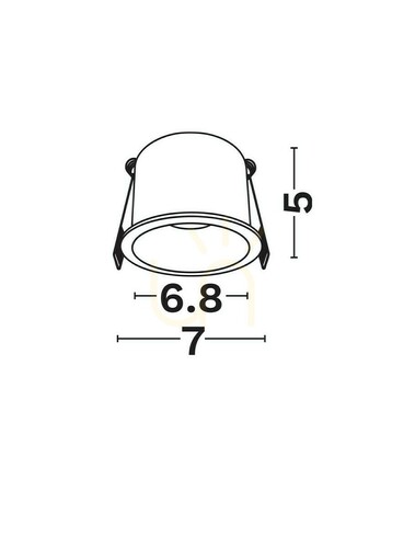 Check CASTAL Luces Exclusivas Ceiling Lens LE62271