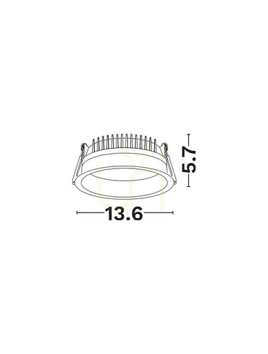 Check COCENT Luces Exclusivas Ceiling Lens LE62347