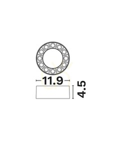 Luces Exclusivas DAROCA LE62412 white LED ceiling light 15 W 3000 K 11.9 cm small 4