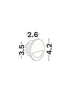 GOMERA Luces Exclusivas Recessed Wall Lamp LE62505 3 GOMERA Luces Exclusivas Recessed Wall Lamp LE62505 small 3