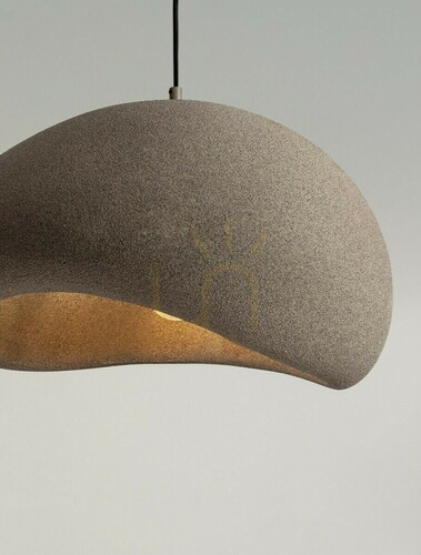 Check PALINZA Pendant Lamp 50 cm Brown E27 Luces Exclusivas LE45323