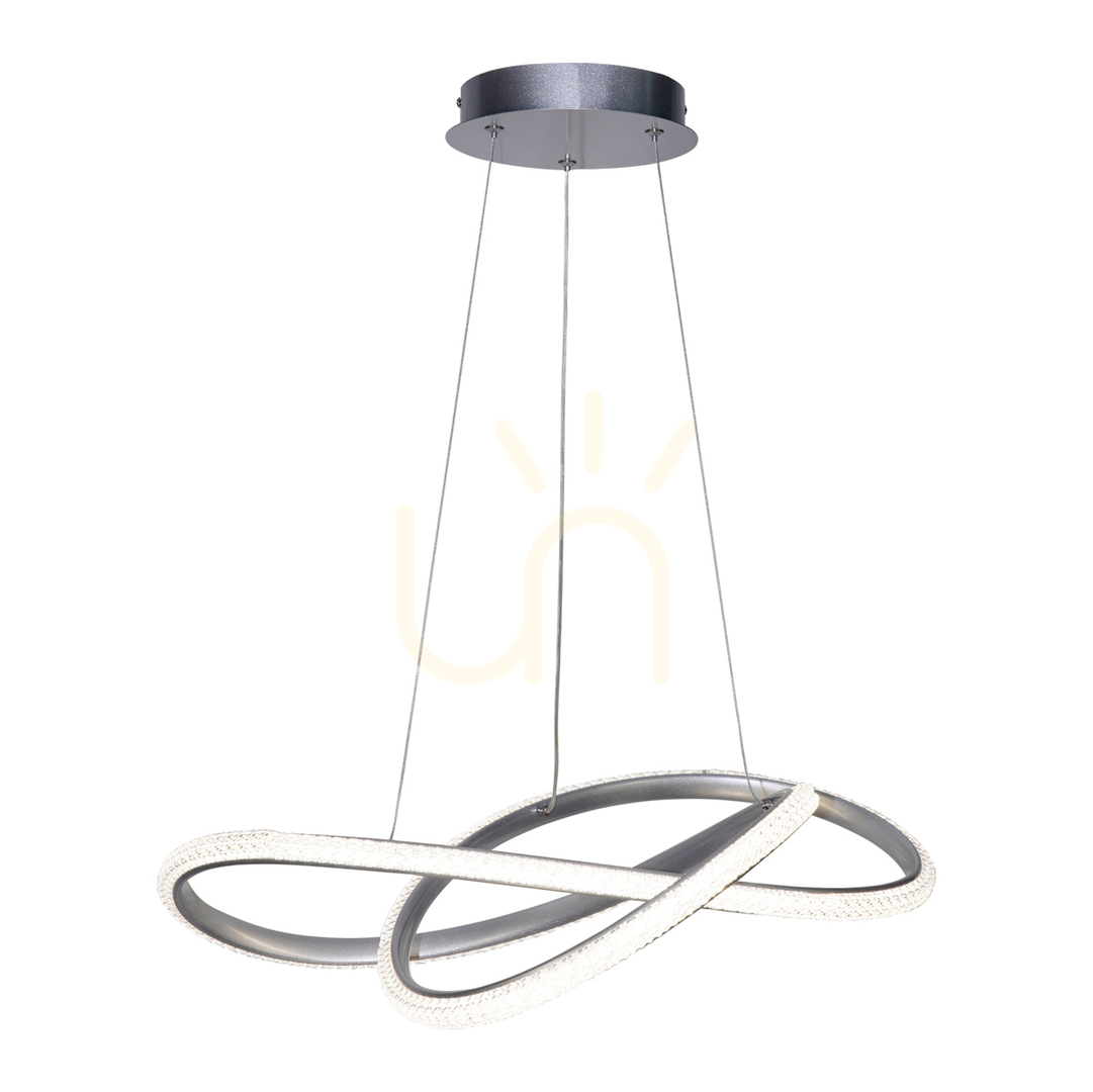 Italux Silver Almera LED Pendant Light 60 cm PND-64728-SILV