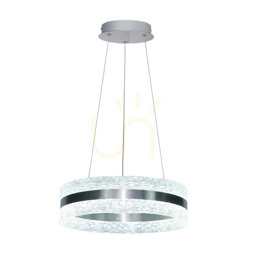 Check Italux Blera LED Pendant Light Chrome 40 cm PND-98273-SCHR