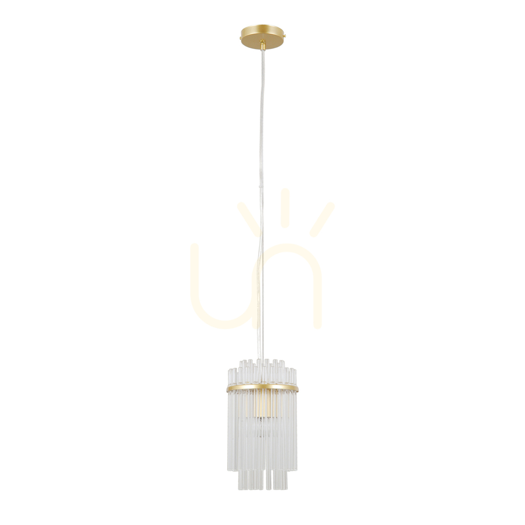 Italux Pendant Light Gold Glass E27 16 cm PND-40929-1A-GD