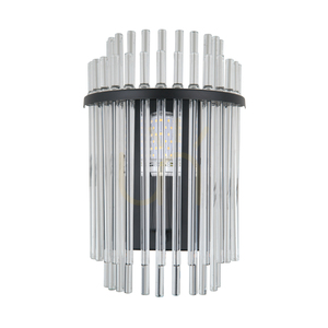 Italux Bonte E14 Wall Light, Matt Black with Clear Glass WL-40929-1A-BK small 0