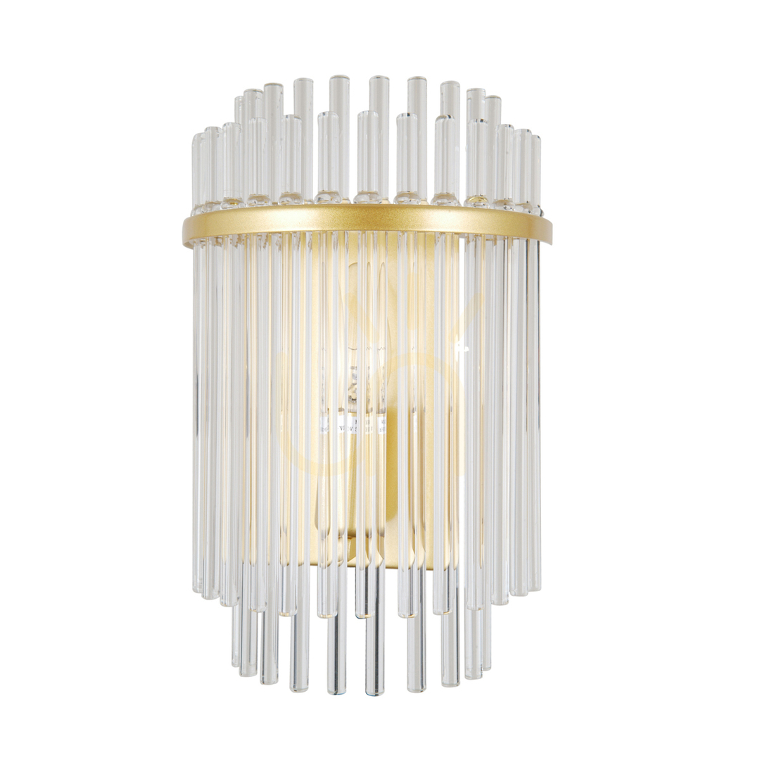 Italux Bonte Gold Glass Wall Sconce E14 WL-40929-1A-GD