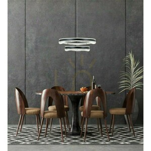 Italux Morte LED pendant light, black, 60 cm PND-34535-2L-BK small 1