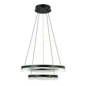 Italux Morte LED pendant light, black, 60 cm PND-34535-2L-BK small 3