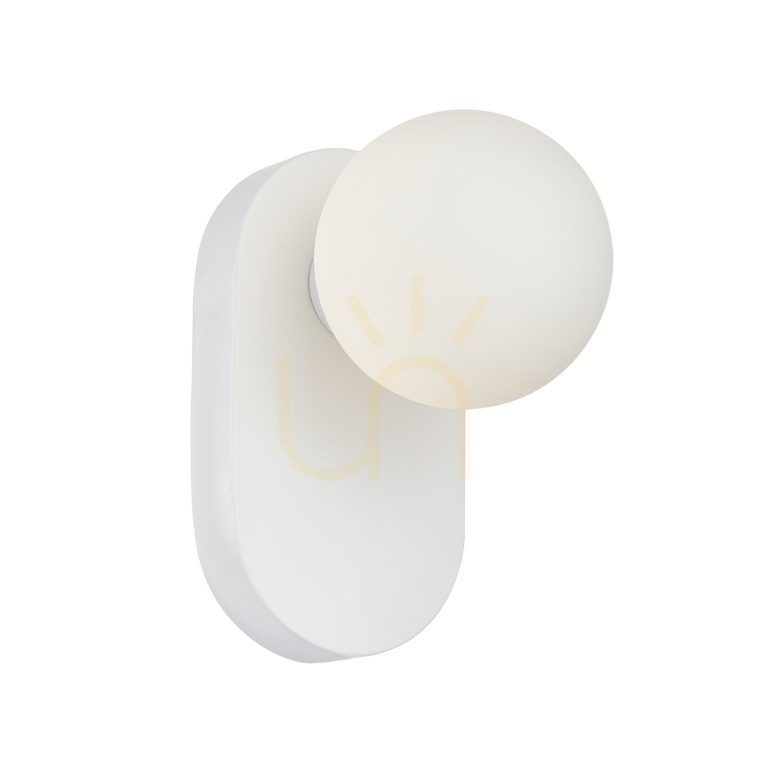 Wall Lamp Italux Morti White G9 18 cm Metal Glass WL-2931-1-WH