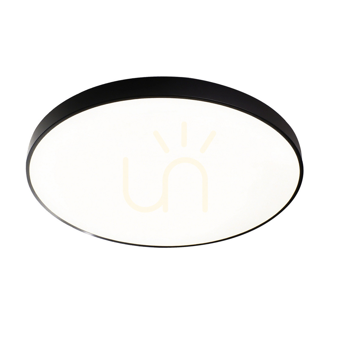 Italux LED Plafond Black 40 cm 21W 3000K IP44 PLF-53472-BK