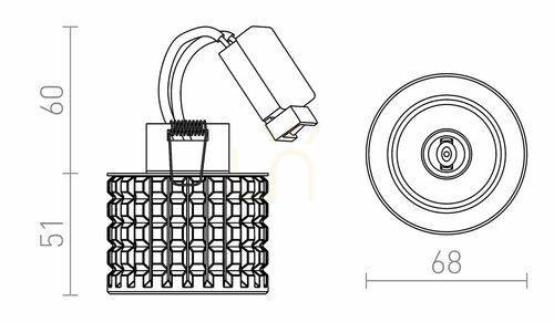 Check Rendl Adina Recessed Lighting Fixture Clear Glass 230 V G9 40 W.
