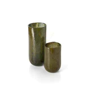 Glass Vase Green High Forest Collection 33 cm small 3