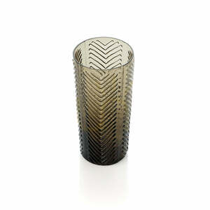 Bazar Bizar Herringbone Smoke Highball Glass 310 ml small 1
