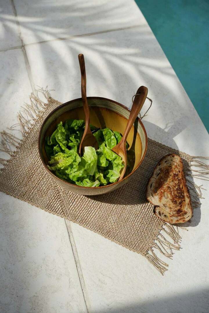 View Teak Root Twisted Salad Fork Natural Wood 27 cm Teak Root Twisted Salad Fork Natural Wood 27 cm