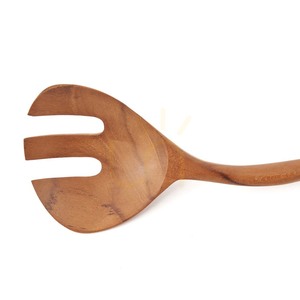 Teak Root Twisted Salad Fork Natural Wood 27 cm 5 Teak Root Twisted Salad Fork Natural Wood 27 cm small 5