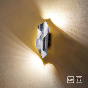 Wall lamp NEVIS 9030-21 Silver 2xLED small 7