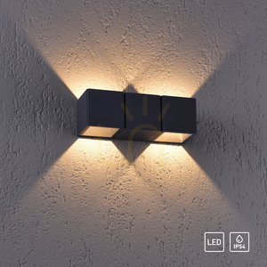 MARCEL wall lamp 9658-13 Anthracite 2xLED 11 MARCEL wall lamp 9658-13 Anthracite 2xLED small 11