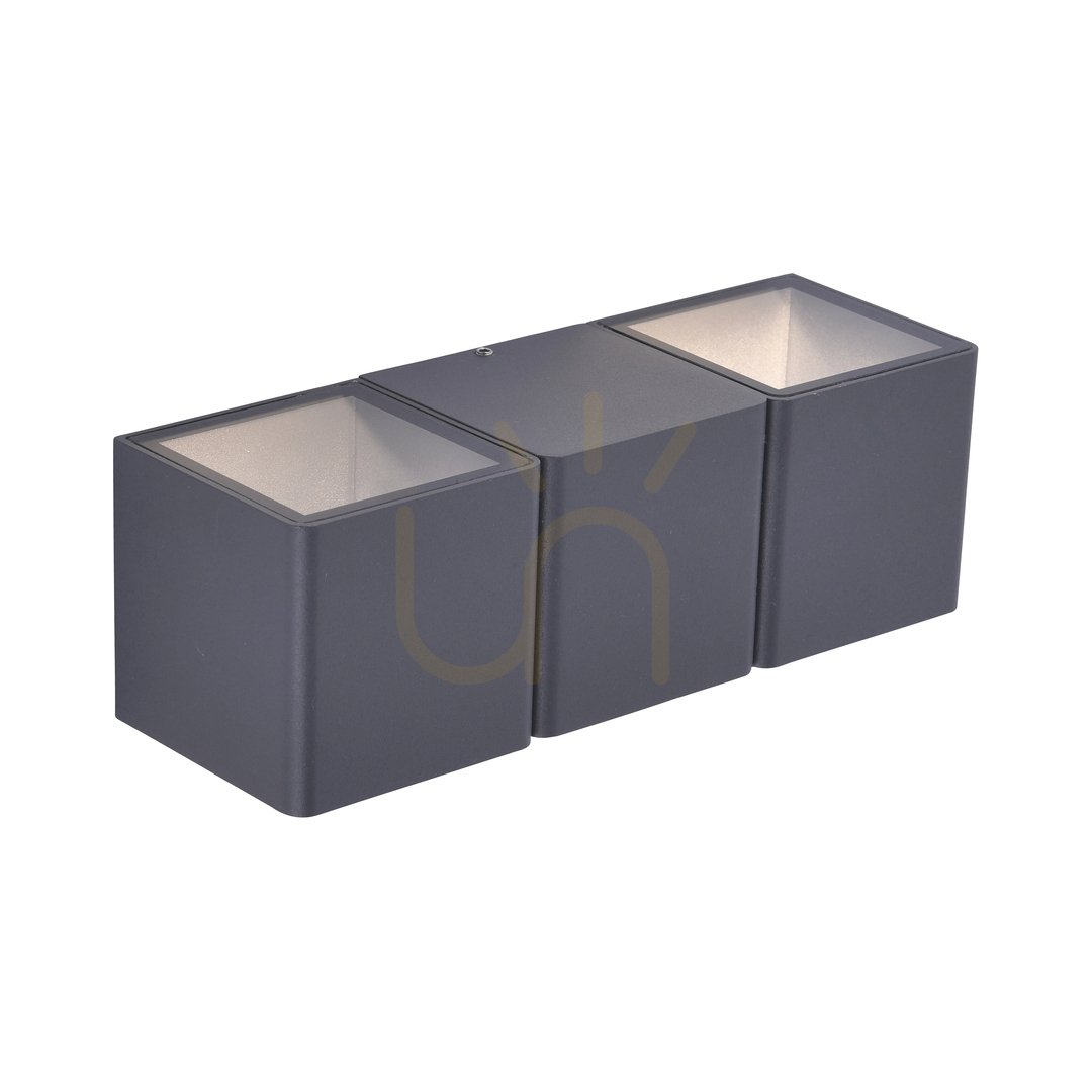 Show MARCEL wall lamp 9658-13 Anthracite 2xLED MARCEL wall lamp 9658-13 Anthracite 2xLED