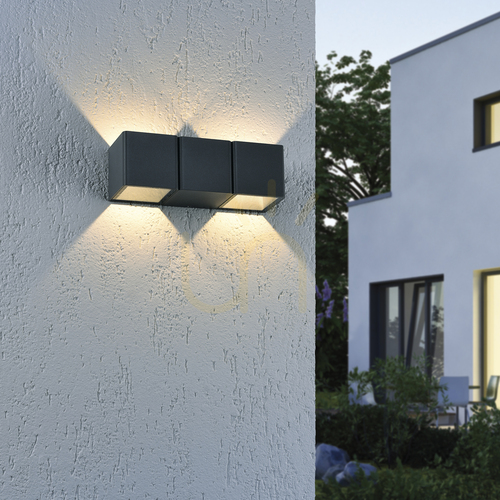 Check Outdoor wall light Paul Neuhaus Marcel 9658-13, anthracite