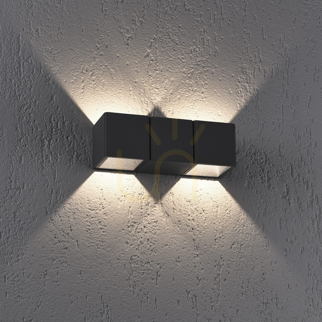 Show MARCEL wall lamp 9658-13 Anthracite 2xLED MARCEL wall lamp 9658-13 Anthracite 2xLED