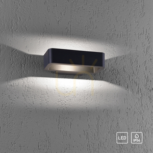 HENDRIK wall lamp 9668-13 Anthracite 1xLED small 12