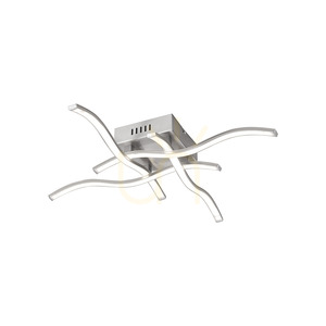 WAVE 15131-55 LED ceiling light, steel, 4 arms, 55 cm, 3000 K small 9