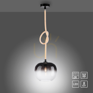 LUMA Pendant Lamp 2410-18 Black 1xLED 13 LUMA Pendant Lamp 2410-18 Black 1xLED small 13