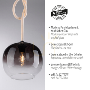 LUMA Pendant Lamp 2410-18 Black 1xLED 4 LUMA Pendant Lamp 2410-18 Black 1xLED small 4
