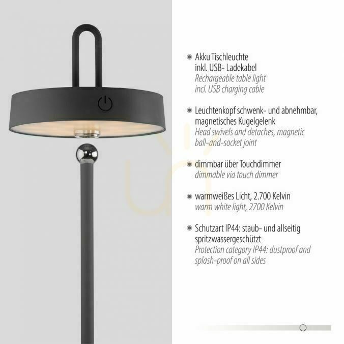 Preview AMAG Garden Lamp 19310-18 Black 1xLED AMAG Garden Lamp 19310-18 Black 1xLED