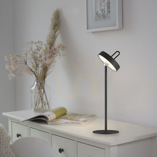 Check Paul Neuhaus / JUST LIGHT Amag 19310-18 black portable outdoor LED table lamp