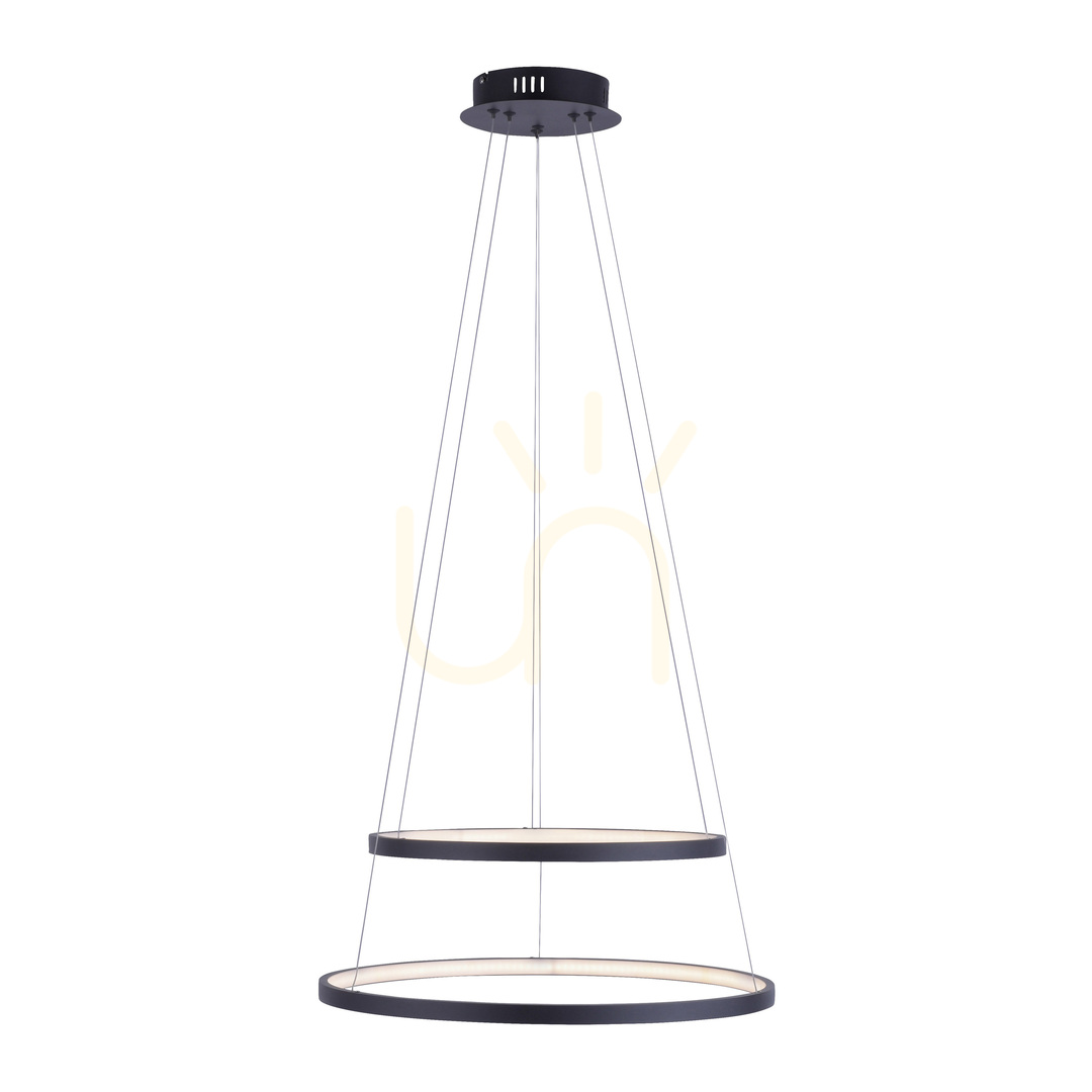 Check CIRCLE Pendant Lamp 11525-13 Anthracite 2xLED CIRCLE Pendant Lamp 11525-13 Anthracite 2xLED