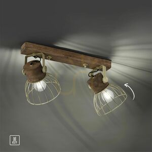 Plafond ALAMI 11487-60 Brown 2xE27 10 Plafond ALAMI 11487-60 Brown 2xE27 small 10