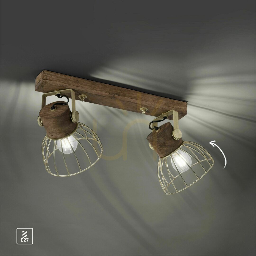 Check Plafond ALAMI 11487-60 Brown 2xE27 Plafond ALAMI 11487-60 Brown 2xE27