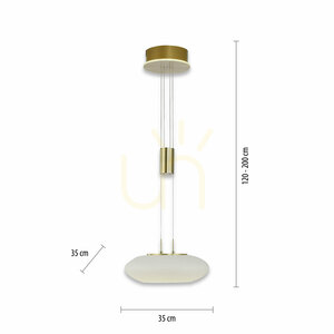 Q-ETIENNE 2075-60 Brown 2xLED Pendant Lamp small 7