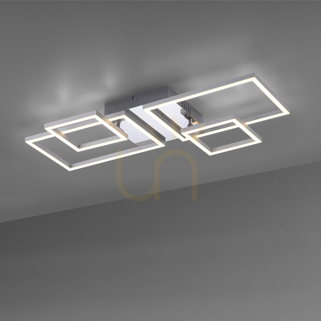 Show Plafond IVEN 14030-55 Silver 4xLED Plafond IVEN 14030-55 Silver 4xLED