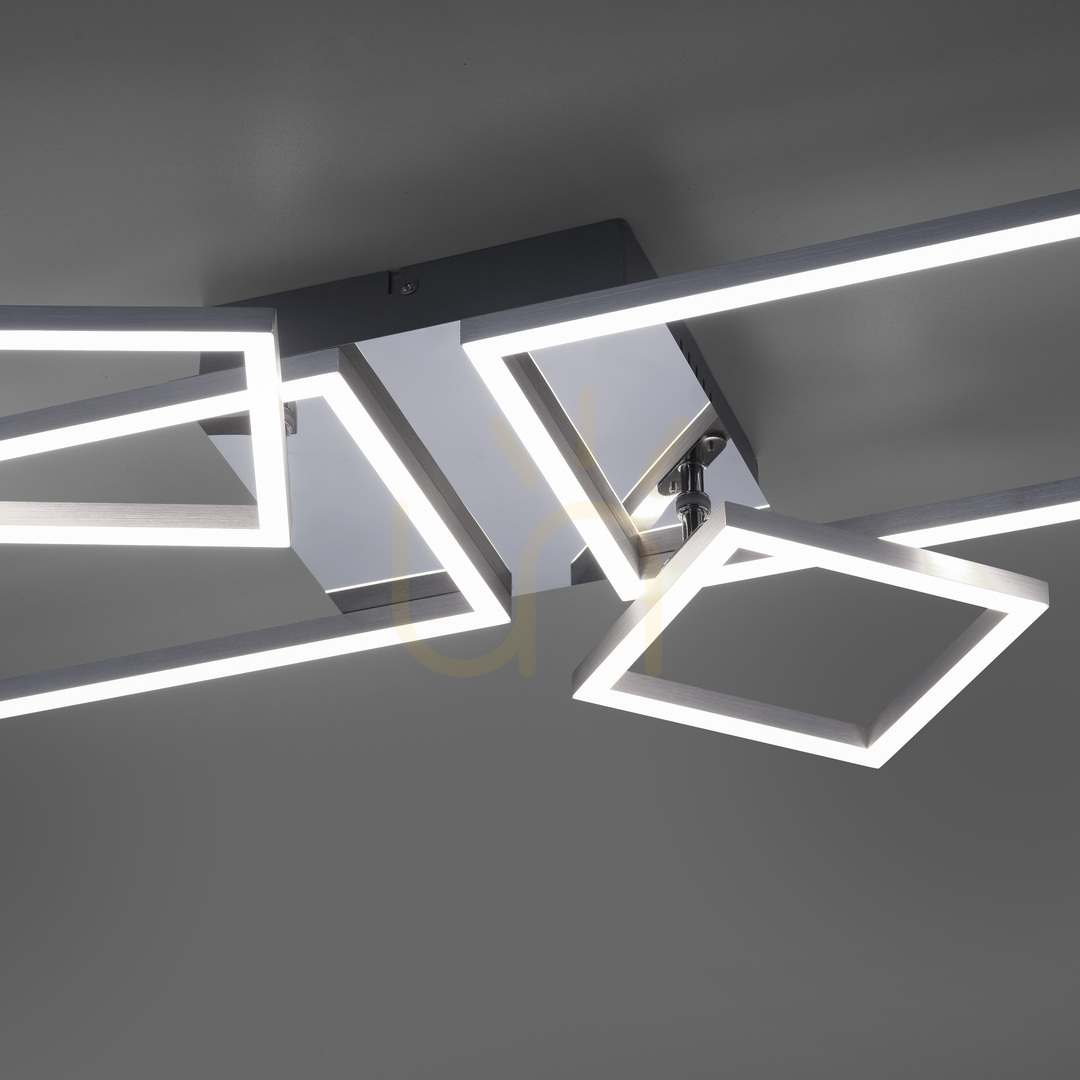 Display Plafond IVEN 14030-55 Silver 4xLED Plafond IVEN 14030-55 Silver 4xLED